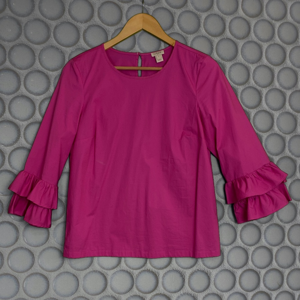 Flouncy Fuchsia Shirt